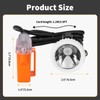 Super Bright Rechargeable Mining Headlamp, 1+2 LED Hard Hat Light,