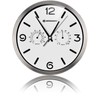 Bresser MyTime ND Radio Controlled Wall Clock, Thermo-Hygro with Silent