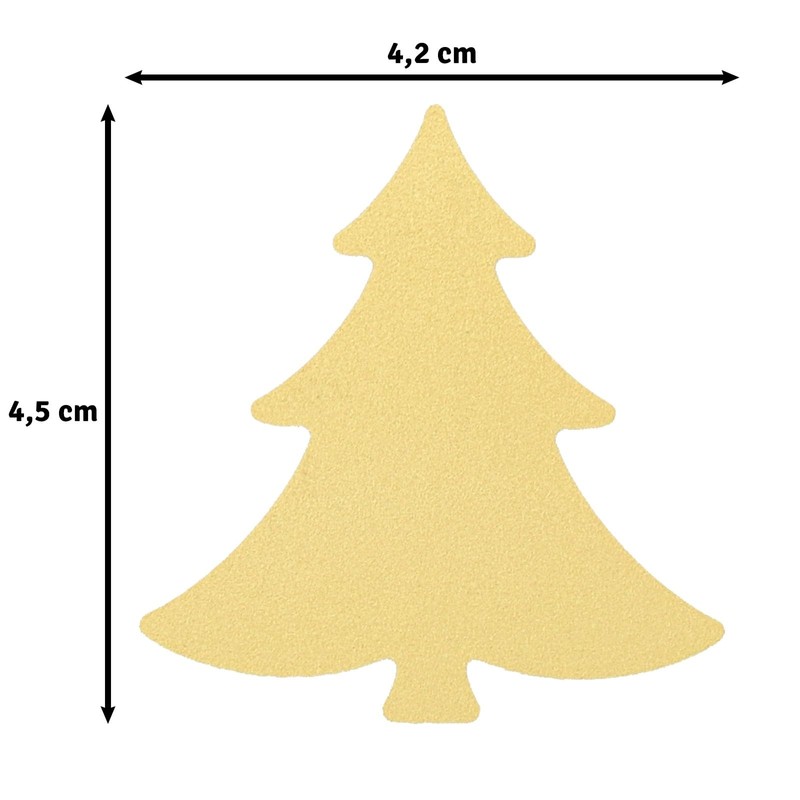 Vaessen Creative Motif Punch Trees, Christmas Trees – 4.3 x