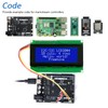 FREENOVE I2C IIC LCD 2004 Module, TWI Serial 20x4 Display,
