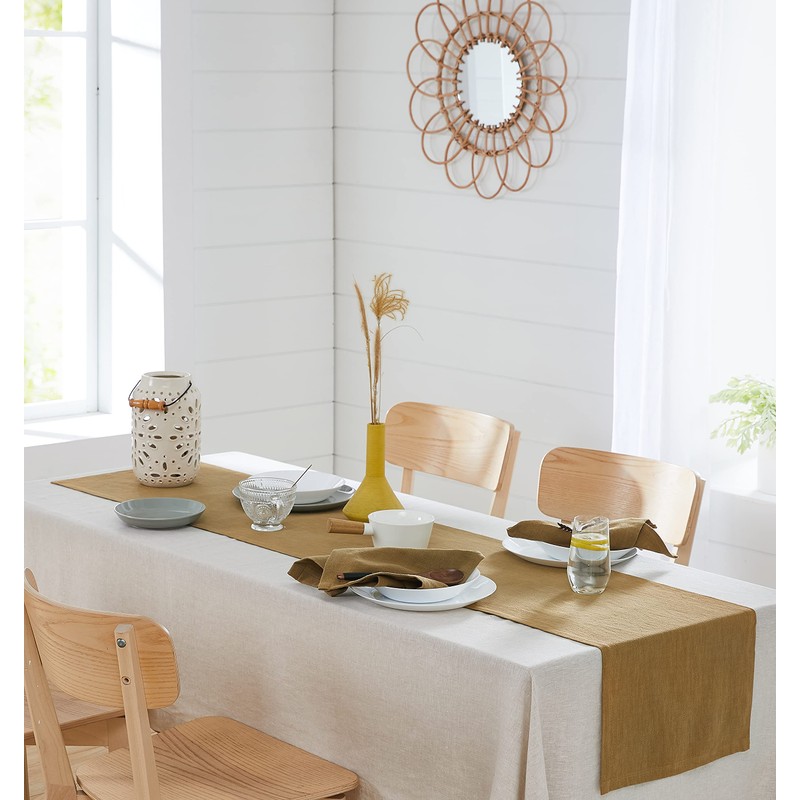 Berklan Linen Table Runner 40 x 180 cm for Dining