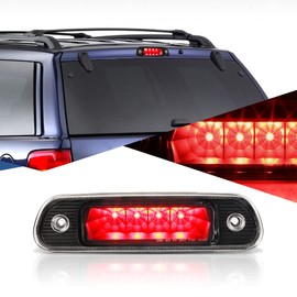 Auto Dynasty Black Housing LED 3rd Third High Mount Rear Brake Light Stop Lamp Compatible with Jeep Grand Cherokee WJ 99-04