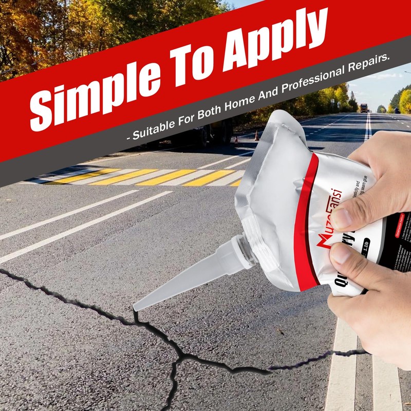 Asphalt Crack Filler, Crack Repair Sealant, Driveway Crack Sealer for