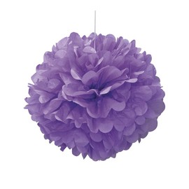 Unique Party 63202 - 40cm Purple Tissue Paper Pom Pom Party Decoration