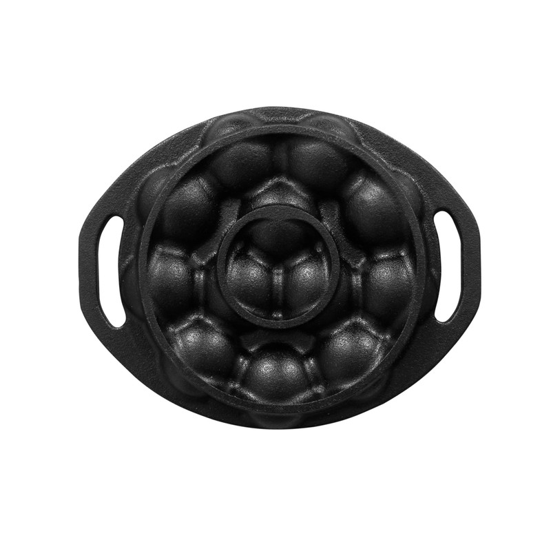 DYNAMIC COOKWARES Naturally Nonstick Mini Paniyaram Pan | 8 Inch/20.9