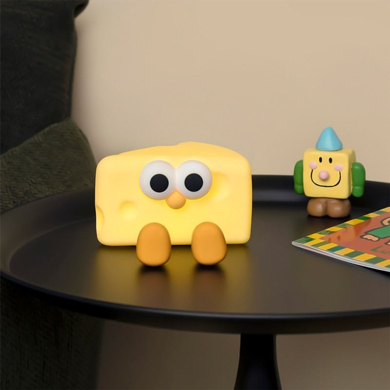 Cute Cheese Boy Desktop Bedside Lamp Creative Children Night Light