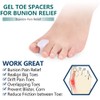 4pair Separator Corrector Protector Pain Bunion Gel Straightener Toe Spreader