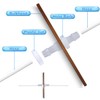 10 Packs 1/4 Thru-Bulk Bulkhead Plastic Hose Barb Fittings Plastic