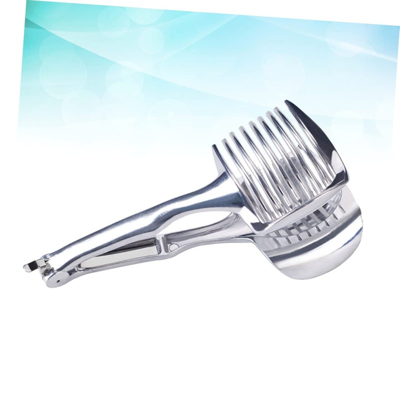 Mikinona Manual Lemon Cutter Tong Handheld Slicer Clamp Fruit Slicer