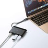sanwasapurai LAN Adapter with USB Type-C Hub USB – 3tch10bk