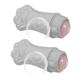 OHPHCALL Roller Face Massage Tool Set of 2 Cat Paw Design Rollers for Puffiness Reduction Improved Skincare