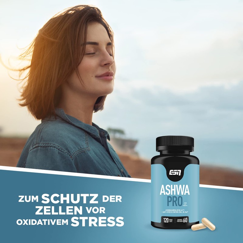 ESN Ashwa Pro 2 x 120 Capsules Ashwagandha KSM-66