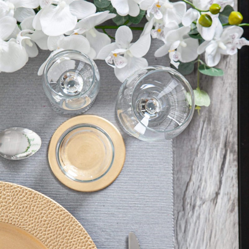 Argon Tableware Metallic Coasters - Luxe Christmas Tableware Drinks Mats