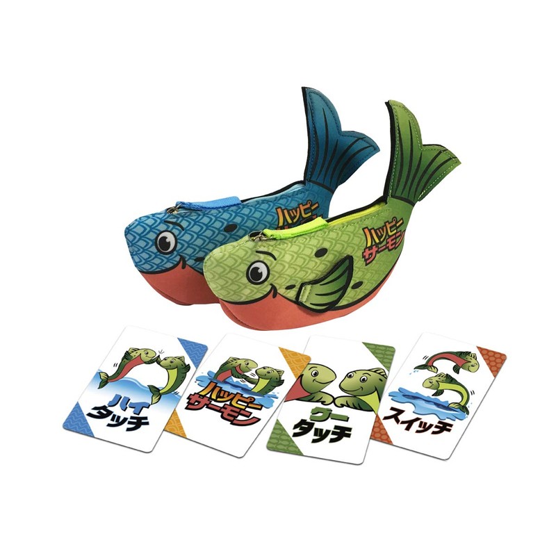 Happy Salmon Card Game, Japanese Edition, Green