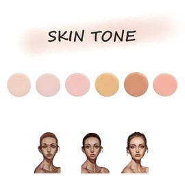 Arhomet Skin Tone Acrylic Paint Markers, 6pcs Dual Tip Double-Sided Acrylic Water-Based Paint Pens for Stone, Glass, Ceramic, Easter Egg, Metal, Wood, Waterproof and Non-toxic (Skin Tone)