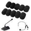 HAUUFENN Microphone Sponge, Windproof, Microphone Cover, Disposable Type, Pin Microphone,