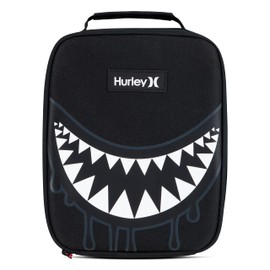 Hurley Unisex-Adults One and Only Insulated Lunch Box, Black Shark Bite, O/S