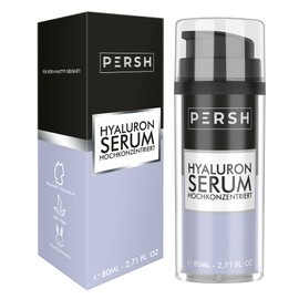 PERSH Hyaluronic Serum 80 ml - Instant Lifting Effect for Firm, Youthful Skin | Moisture Boost with Highly Concentrated Formula | Reduces Fine Lines | 100% Vegan