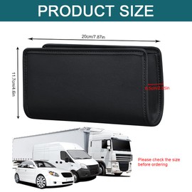 HQRNYP Car Trash Can, Car Trash Bin, Leather Automotive Door Organizer with a Roll of Garbage Bag, Auto Interior Accessories Foldable Hanging Mini Cars Storage Bag Container Fit for Most Vehicles