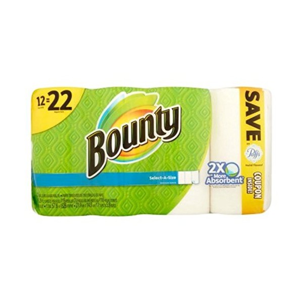 Bounty Select-A-Size White, 12 Count