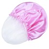 Shower Caps for Women, 4 PCS Elastic and Reusable Bath