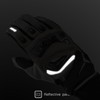 Komine GK-224 Carbon Protective Leather Mesh Gloves for Motorcycles Beige