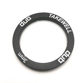 takewell Spacer für Sram Dub Road V3 Innenlager, Aluminium, 1 Stück, Größe: 3 mm