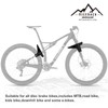 NICEDACK Mud Guard, 2Pcs MTB Bicycle Mudguards for 26" 650B