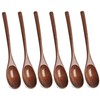 Kucensi Wooden Spoons, Tablespoons, Set of 6 Japanese Style Kitchen