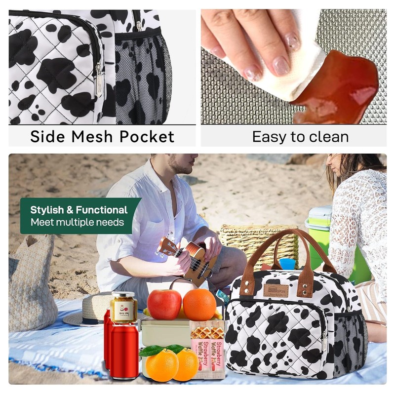 HOMESPON Buringer Lunch Bag for Woman Man Adults with Front
