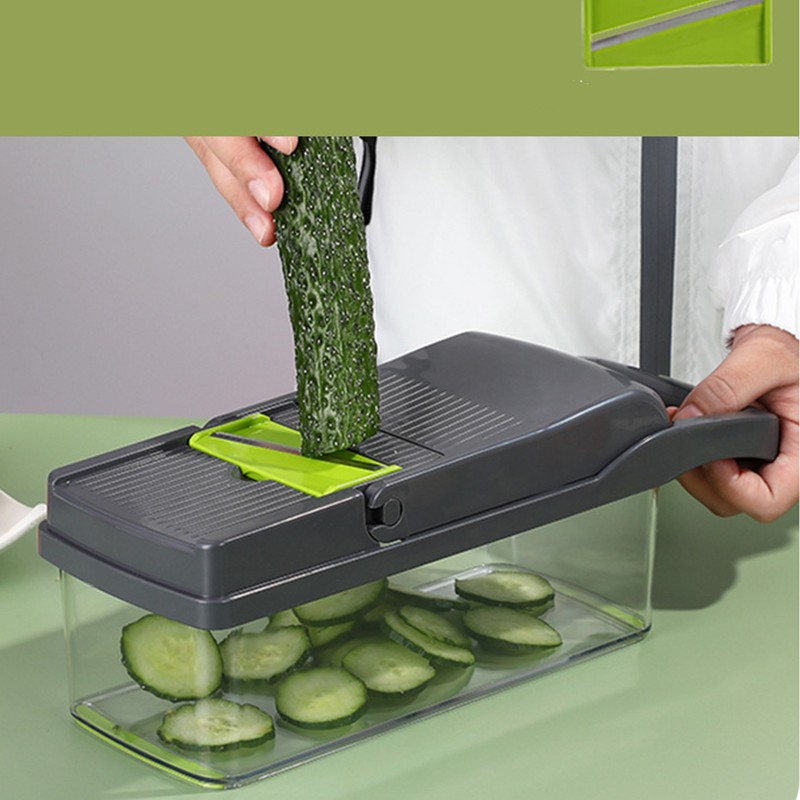 15PCS Multifunctional Food Chopper Vegetable Dicer Cutter for Home Kitchen