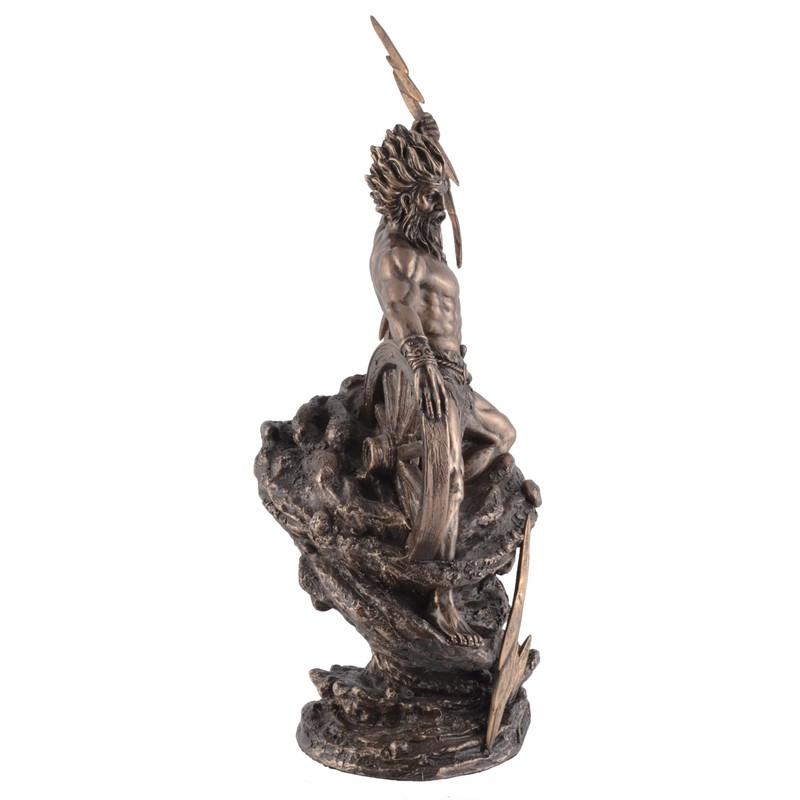 Taranis Celtic God of Thunder - with Lightning and Wagon