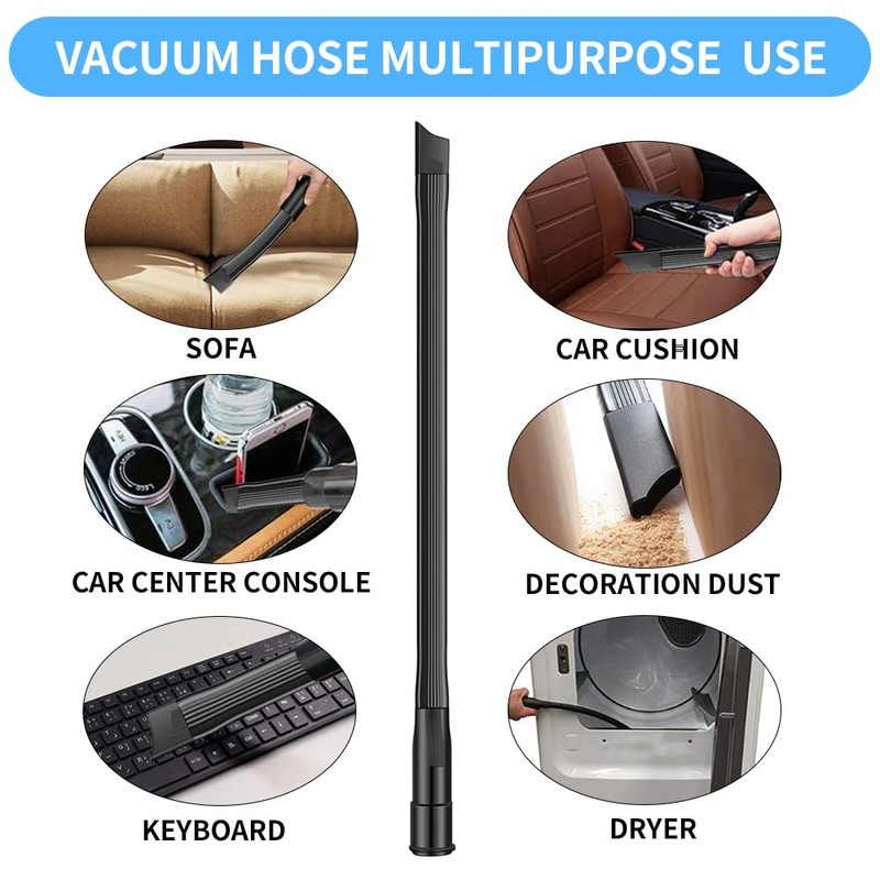 24 Feet Dryer Vent Cleaning Kit - Chrome Button Locking