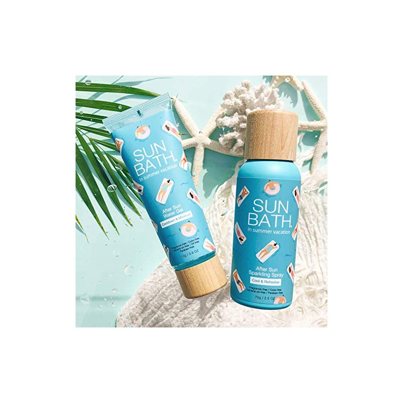 SUNBATH SUN BATH After Sun Water Gel Body Cream, 3.9