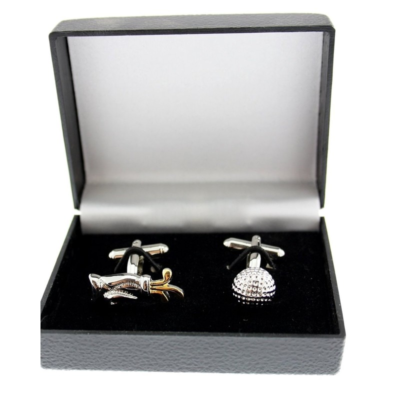 Zac's Alter Ego Golf Set Cufflinks in Gift Box