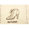 Vintage Shoe Bag/ Cloth Bag made of jute with cute