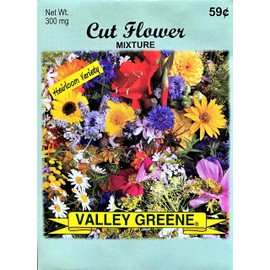 Set of 6 Cut Flower - Mixture Annual Flower Seed Packets - Perfect for Creating Your Dream Garden! - Includes 6 Packets of Cut Flower - Mixture Seeds!