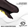 Optimum Men's Fusion Shin Guard, Multicoloured, Large