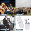 COMNICO Travel Toothbrush Cup Case Portable PP Seal Tooth Brush