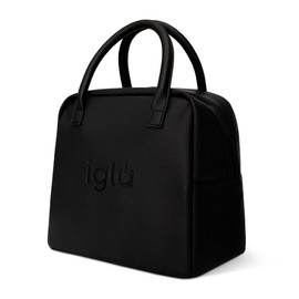 iglu Insulated Lunch Bag | Tote Bag Faux Leather | Lunch Box for Adults and Kids | 6L Cool Bag (Aspen, Night Sky)