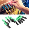 50Pcs Fiber Optic Fast Connector Adapter SC/APCC for Optical Fiber