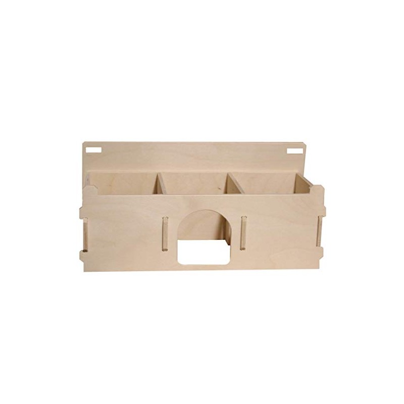 Hamsterwelten Goldhamsterhaus Traumpalast - Multi-Chamber House Glued, 3 Chambers, Removable