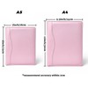 PU Leather Portfolio Folder with 30 Pages Paper Padfolio Business