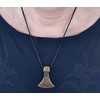 Kiss of Leather Solid Axe Pendant Bronze No. 36