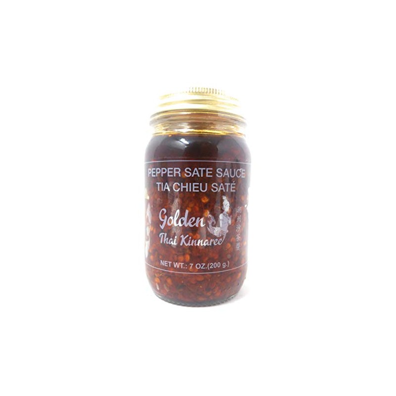 Golden Thai Kinnaree Pepper Sate Sauce (1 Pack)