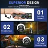 Rechargeable Flashlights High Lumens 10000, Super Bright LED Flash Light