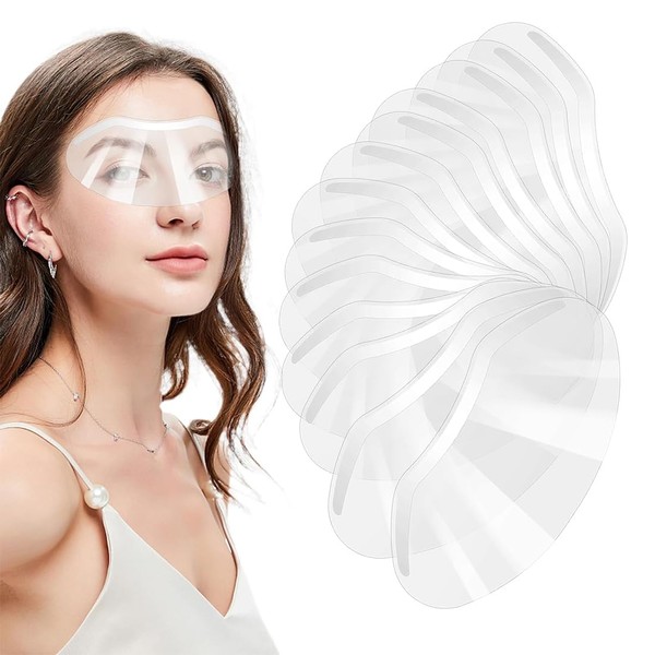 GXGM 50 Stück Gesichtsschutz Visier Klar Gesicht Visier für Mikroblading,