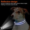 Joytale Reflective Dog Collar, Soft Neoprene Padded, Metal D-Ring, Nylon