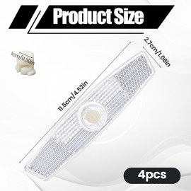 simarro 4PCS Bike Wheel Spoke Reflectors, Bicycle Reflectors for Night Riding Safety Warning Spoke Reflector for Mountain Bikes and Road Bikes