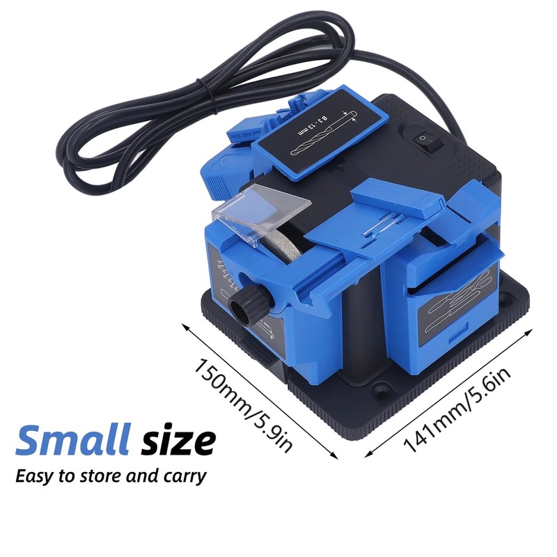 Tomantery Electric Drill Bit Sharpener and Knife Sharpener 65W 15-50掳